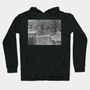 A view over the River Wye in Bakewell, Derbyshire Hoodie